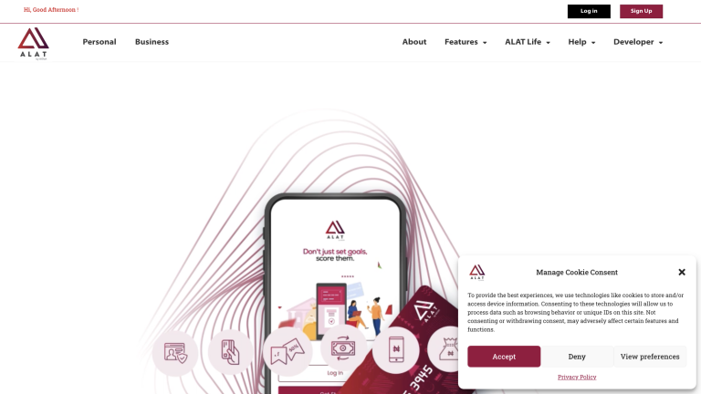 Alat by Wema Bank Mobile Banking App Login With Phone Number, Email, Online Portal, Website