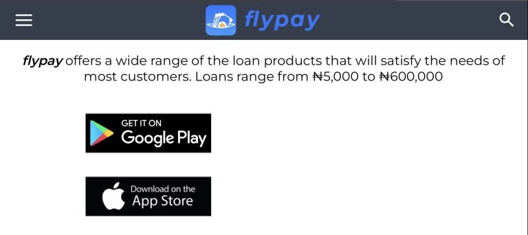 Flypay-Naira Cash Loan Login With Phone Number, Email, Online Portal, Website